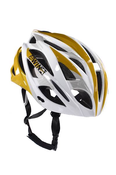 Kask rowerowy Awina MTB M żółto/biały na rower