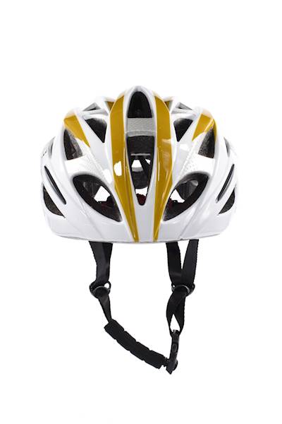 Kask rowerowy Awina MTB M żółto/biały na rower