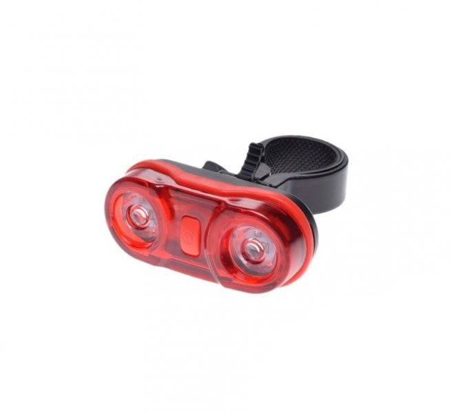 Lampka rowerowa tył 2 x 0.5 watt LED