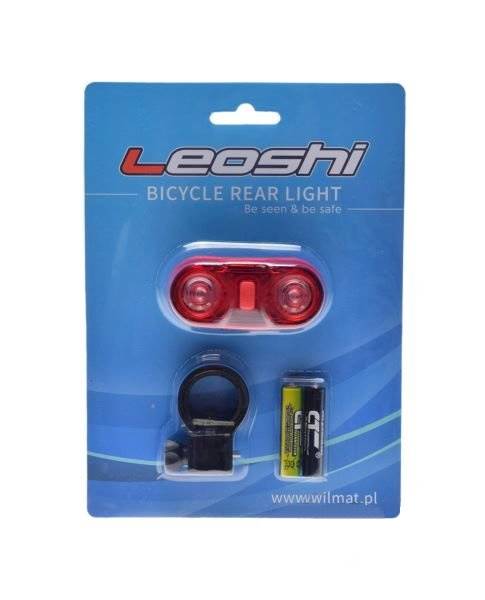Lampka rowerowa tył 2 x 0.5 watt LED
