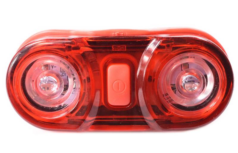 Lampka rowerowa tył 2 x 0.5 watt LED