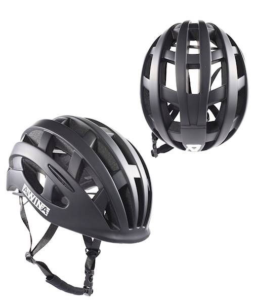 Kask rowerowy Awina urban czarny mat na rowe