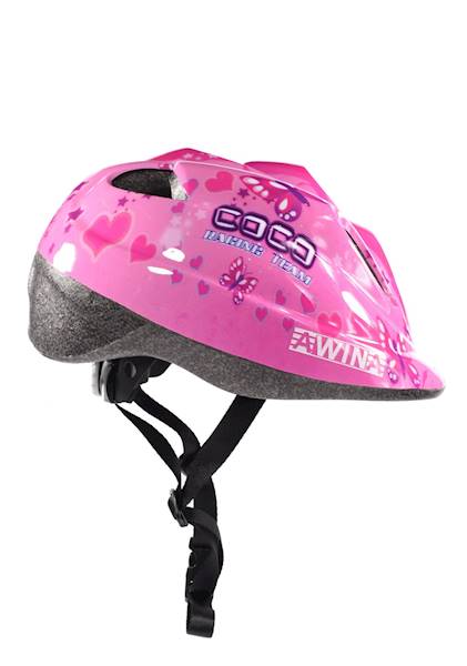 Kask rowerowy Awina dziecięcy S różowy na rower