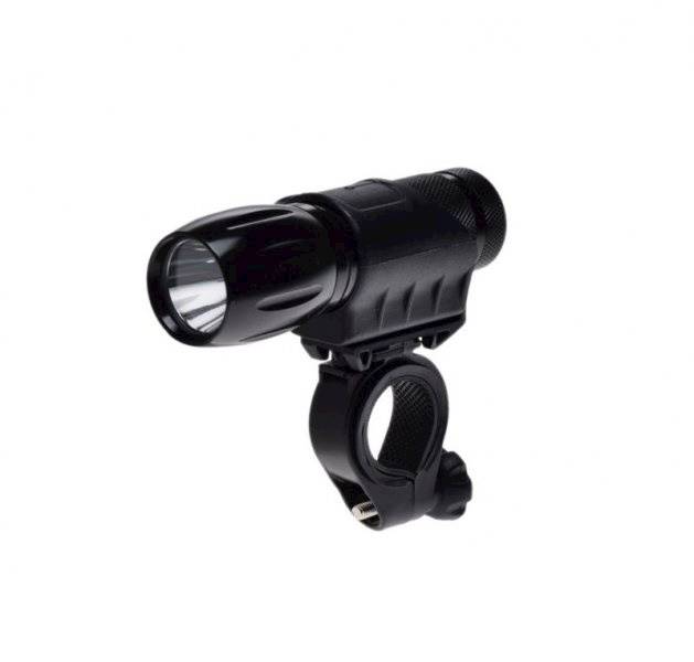 Lampka rowerowa przód 1 LED alu