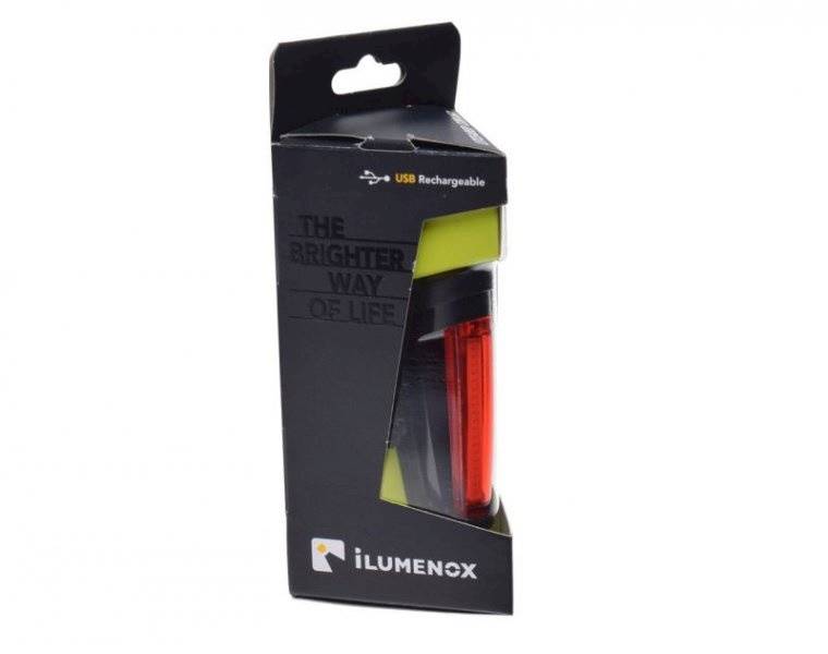 Lampka rowerowa tył 19 COB LED USB