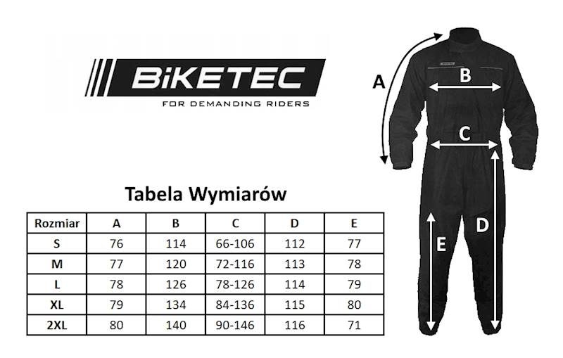 Kombinezon przeciwdeszczowy na motor żółty fluo XL