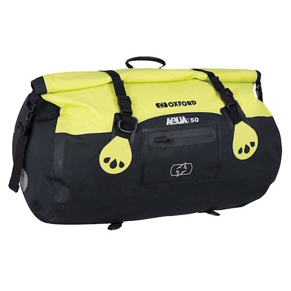TORBA AQUA T-50 ROLL BAG OXFORD KOLOR CZARNY/ŻÓŁTY