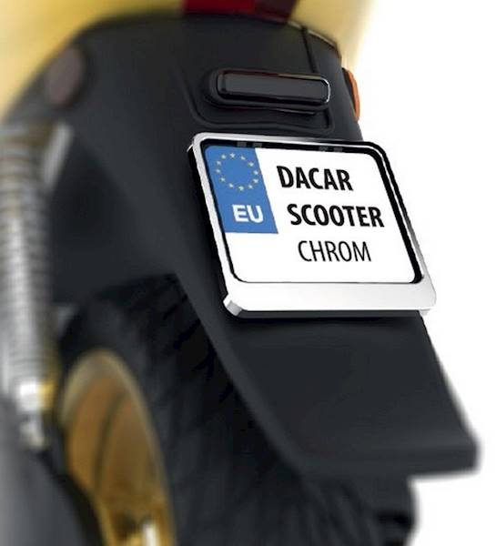 BikeTec Ramka Do Tablicy Rejestracyjnej Chrom