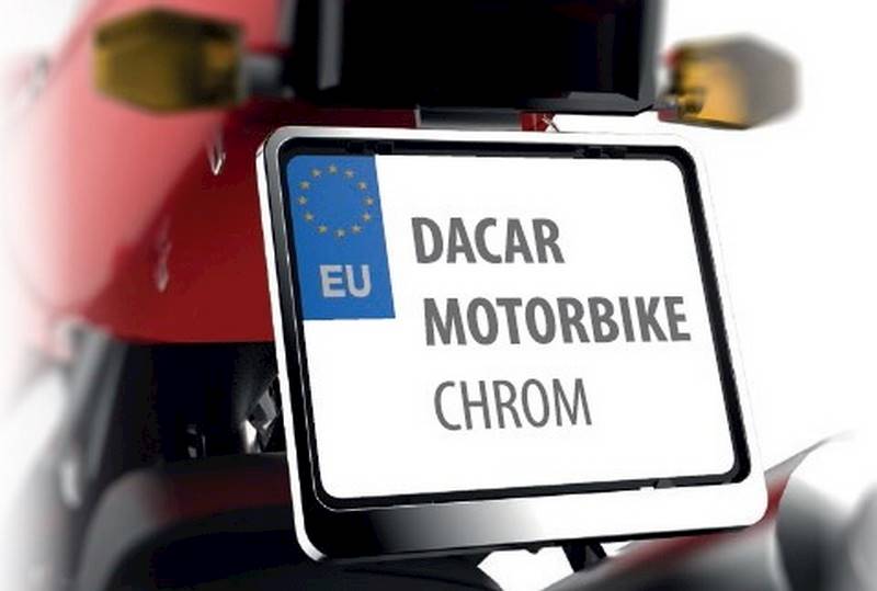 BikeTec Ramka Do Tablicy Rejestracyjnej Chrom