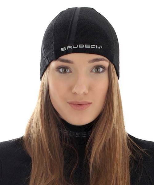Brubeck czapka wełniana unisex czarny S/M