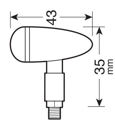 Kierunkowskazy LED 12V motocyklowe