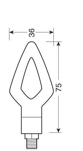 Kierunkowskazy LED 12V motocyklowe