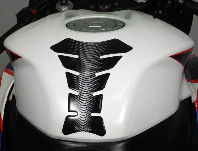 Tank Pad Keiti naklejka na bak Wave Silver