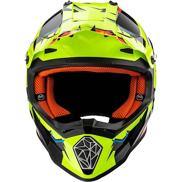 Kask LS2 MX437 Fast Volt Black Yellow Orange S