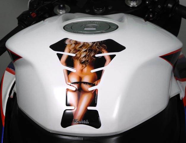 Tank Pad Keiti naklejka na bak Nice Girl Black