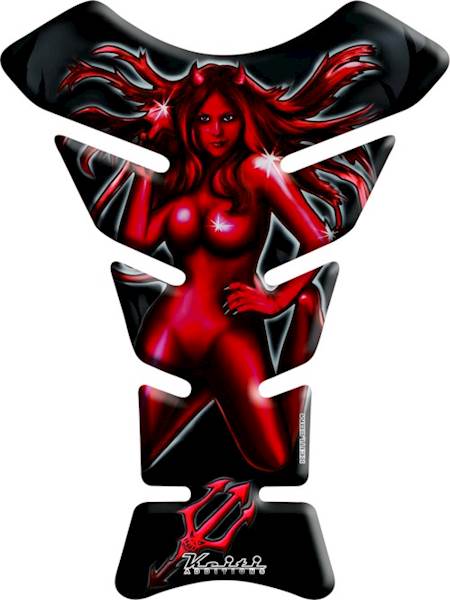 Tank Pad Keiti naklejka na bak Devil Black/Red