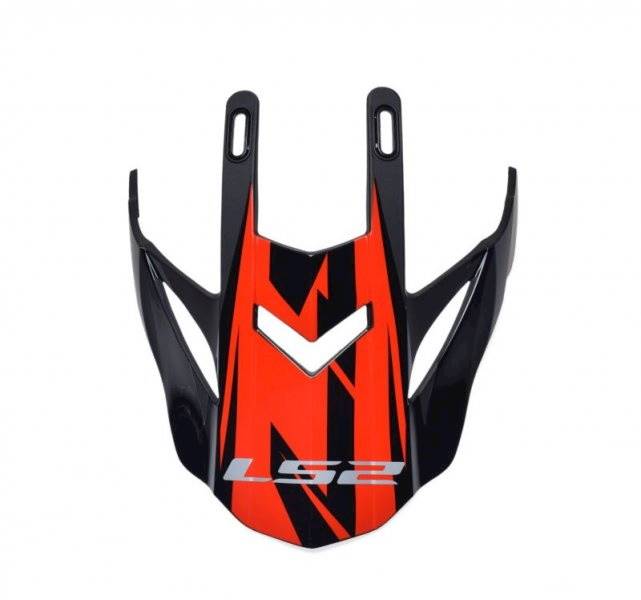 Daszek do kasku LS2 MX437 Fast Evo Roar Black Red