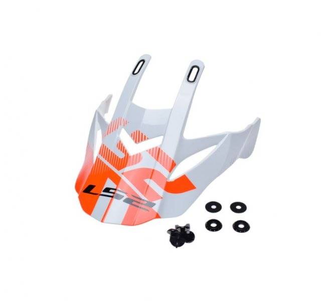 Daszek do kasku LS2 MX436 Pioneer Evo Evolve White