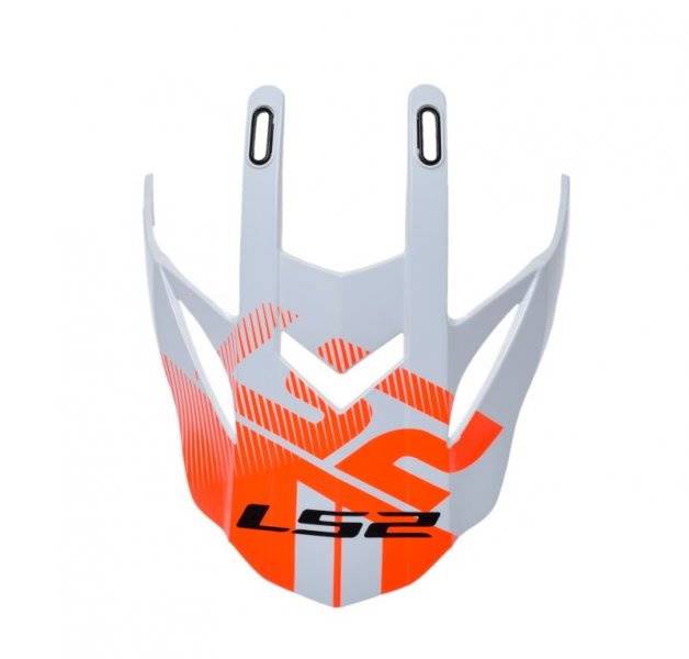 Daszek do kasku LS2 MX436 Pioneer Evo Evolve White