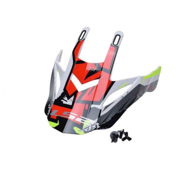 Daszek do kasku LS2 MX437 Fast Evo Crusher Black R