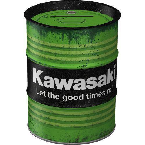 Nostalgic Art Skarbonka Beczka Kawasaki Let The 