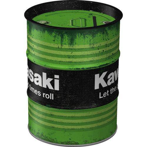 Nostalgic Art Skarbonka Beczka Kawasaki Let The 