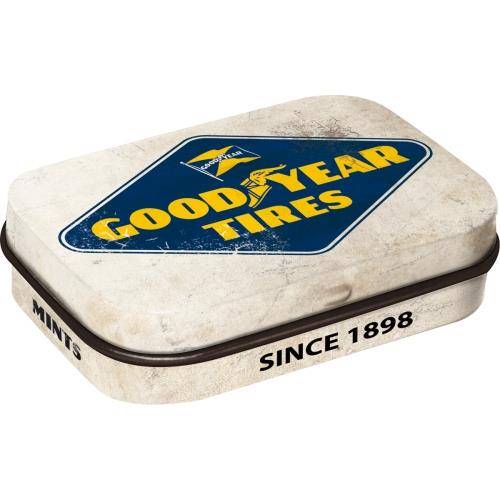 Nostalgic Art Mint Box Goodyear-Logo White