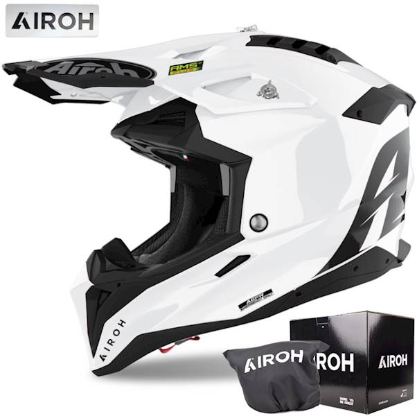 Kask Airoh Aviator 3 Color White Gloss XL