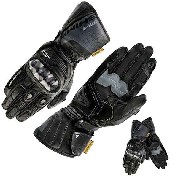Rękawice motocyklowe SHIMA STR-2 Black XXL