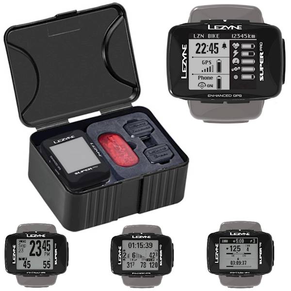 LEZYNE Licznik rowerowy Super Pro GPS HRSC Loaded