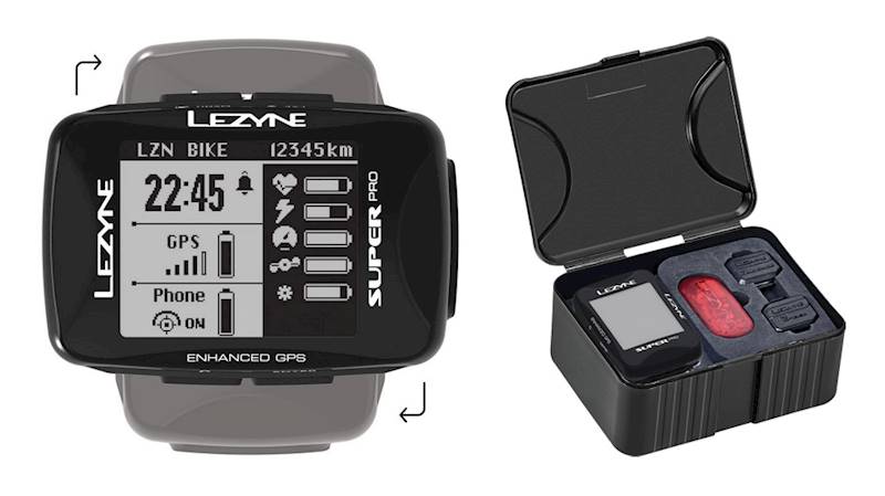 LEZYNE Licznik rowerowy Super Pro GPS HRSC Loaded