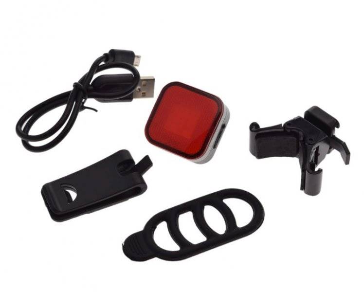 Lampka rowerowa tył COB LED 120 lm