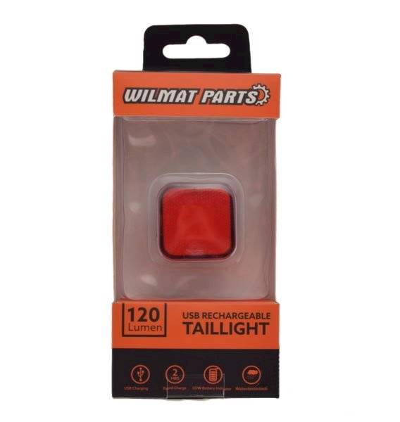 Lampka rowerowa tył COB LED 120 lm