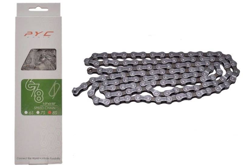 Łańcuch Rowerowy 8 Rz. Pyc P8004 1/2 X 3/32 116L