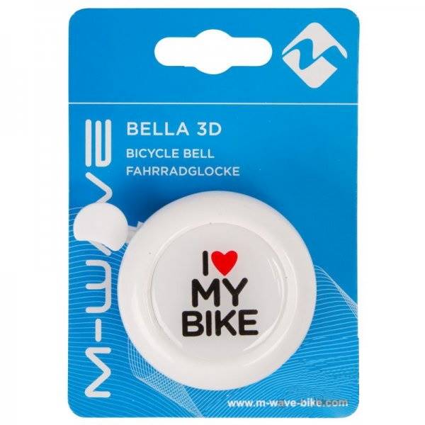 Dzwonek Rowerowy Biały 3D