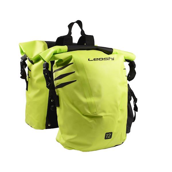 Sakwy na rower na bagażnik torby rowerowe 2 x 12L