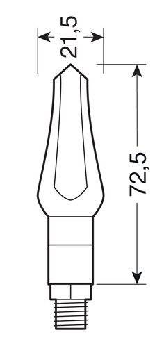 Kierunkowskazy LED 12V motocyklowe