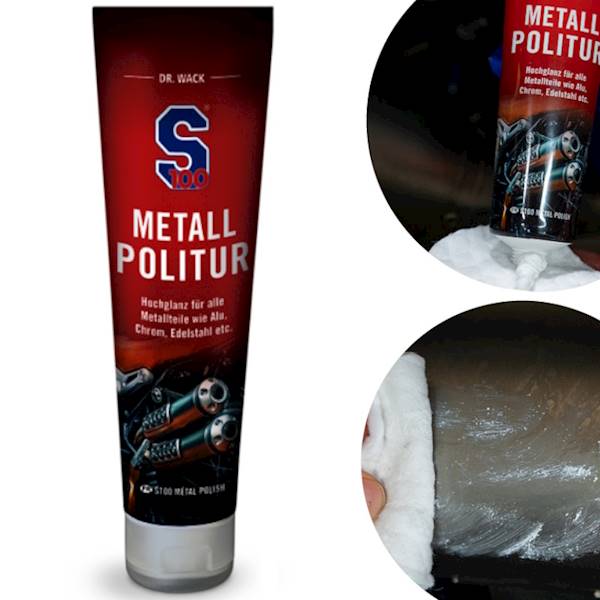 S100 Środek Do Polerowania Części Metal. 100 ml