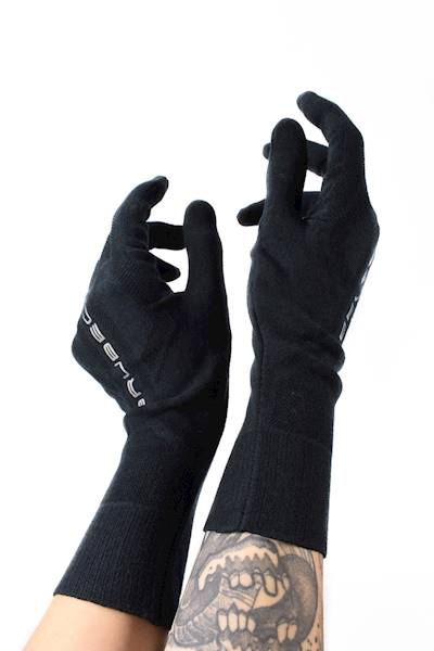 Brubeck rękawiczki merino czarny L/XL