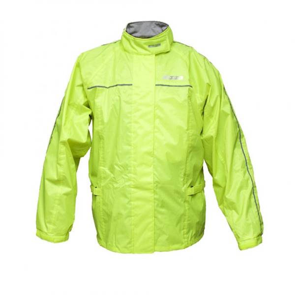 Kurtka przeciwdeszczowa na motor żółty fluo XL