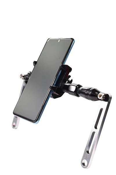 Uchwyt na telefon do motocykla z poprzeczką