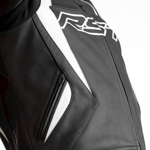 Kurtka Skórzana RST Tractech Evo 4 Black/White M