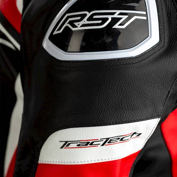 Kurtka Skórzana RST Tractech Evo 4 Black/Red M