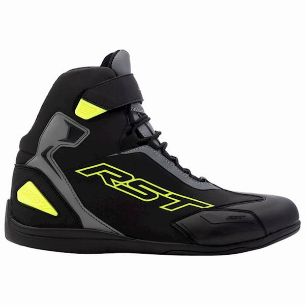 Buty Skórzane RST Sabre Black/Grey/Flo Yellow 45