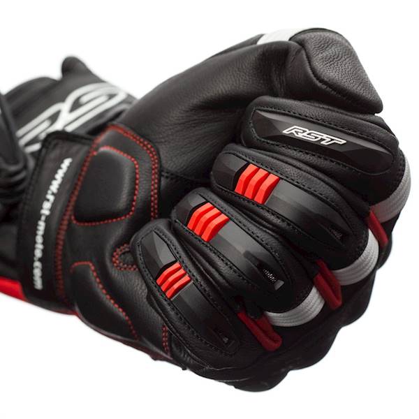 Rękawice Skórzane RST Pilot Black/Red/White M