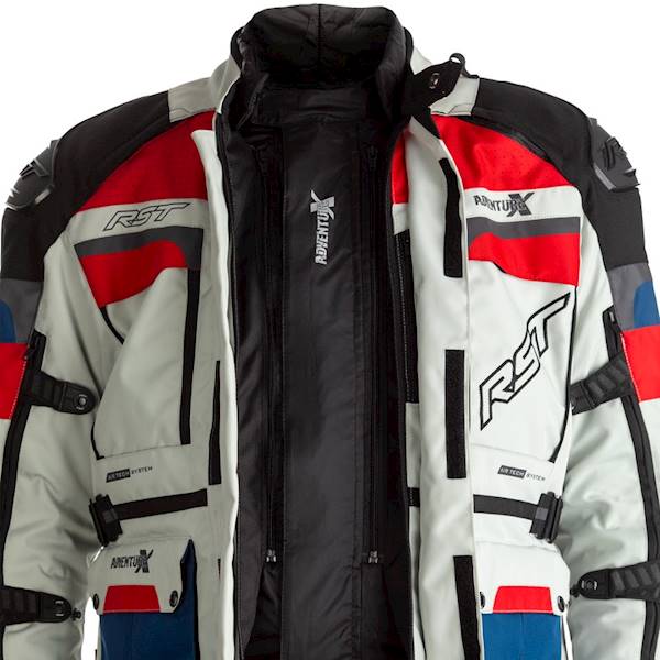 Kurtka Tekstylna RST Adventure X Blue/Red/Black XL