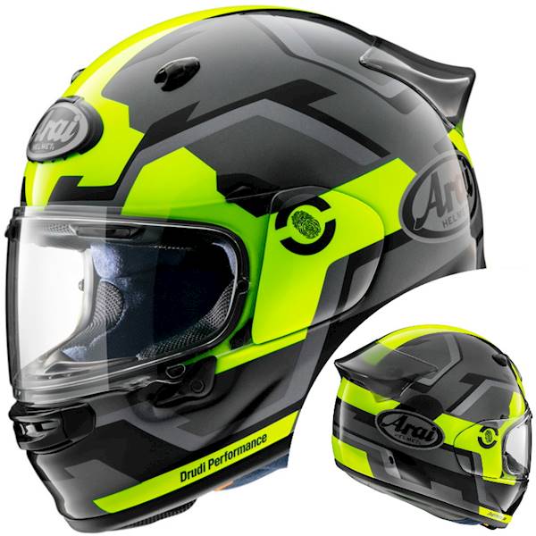 Kask Motocyklowy Arai Quantic Face Fluor Yellow M