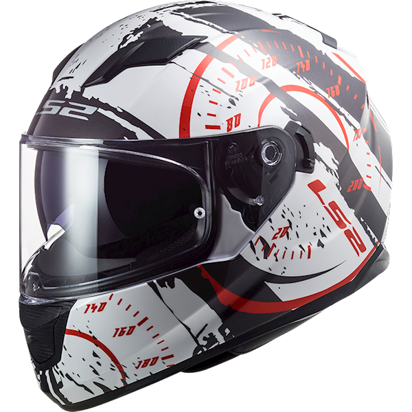 Kask LS2 FF320 Stream Evo Tacho Wh. Black Red M