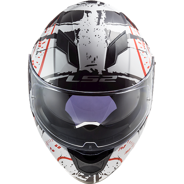 Kask LS2 FF320 Stream Evo Tacho Wh. Black Red M