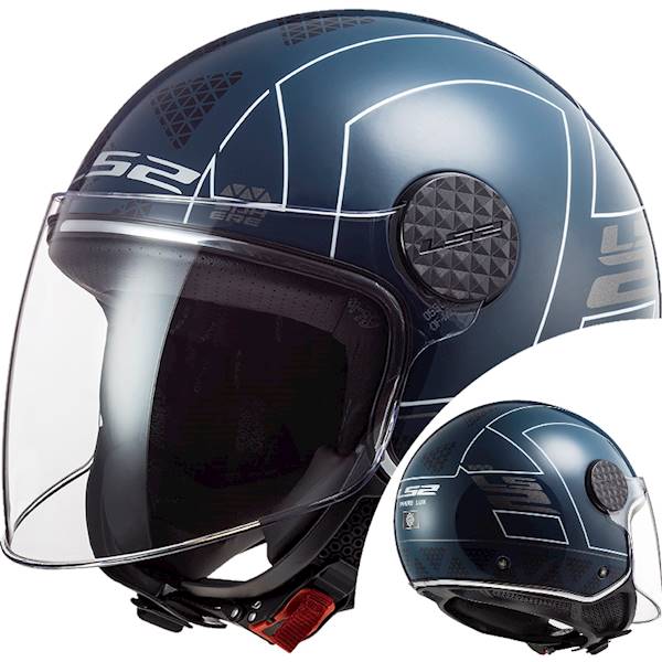 Kask LS2 OF558 Sphere Lux Linus Cobalt